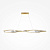 P097PL-L36BS3K  Griestu gaismeklis zelts LED 36W L1200mm  2600lm 3000K Maytoni