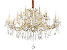 167411 Napoleon  lustra zelts ar krist. 18x40W E14 D960mm H830/1700mm IDEAL LUX