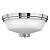 HK-ASHLEY-F BATH Griestu lampa 3x60W E27 IP44 hroms HINKLEY ELSTEAD