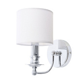 W01888CH-WH ABU DHABI sienas gaismeklis hroms 1xE14 40W H250mm L220mm W140mm Cosmo Light