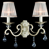 ARM247-02-G Bra GOLD/WHITE абажур 2x40W E14 Maytoni