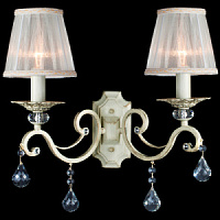 ARM247-02-G Bra GOLD/WHITE абажур 2x40W E14 Maytoni