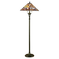 63946 stāvlampa Bernwood Tiffany stikls 2x60W E27 Interiors 1900