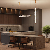 MOD210PL-L39BS3K griestu lampa Cosmo stikls/zelts LED 2200lm 36W 3000K CRI80  Maytoni