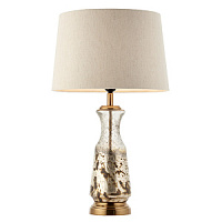 90588 galda lampa Samuel stikls/balts kupols 40W E27 Endon