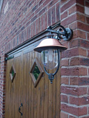 350A01 ngr ROMANTICA Sienas lampa melns/varš 1x100W E27 IP43 LANDA