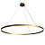 MOD058PL-L65BS3K griestu lampa Rim misiņš LED D1200mm 4800lm 3000K Maytoni