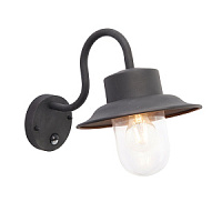 70331 sienas lampa Chesham PIR melna 40W E27 Endon
