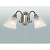 144-2AS (55828) sienas lampa Hardwick 2x40W E14 H180 W370 ENDON