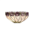 64178 sienas lampa Hutchinson Tiffany stikls 1x40W E14 Interiors 1900