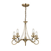 180-5AN lustra Trafford vec.misiņš 5 x 60W E14 Endon