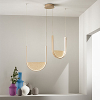 SO.LOTUS/2 -ORO Griestu gaismeklis Lotus zelts 55W 3240lm 3000K DIMM Ondaluce