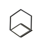 7763 KUBICK Sienas lampa melna LED 48W 3000K  MAN