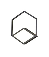 7763 KUBICK Sienas lampa melna LED 48W 3000K  MAN