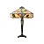 64387 galda lampa Willow Tiffany stikls 2x60W E27 Interiors 1900