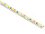 Led lenta 12W IP20 12V 120 led 1m silti balta 1212 lm 3000K 2835  CRI90 RE
