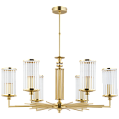 USI-ZW-6(ZM)  USINI lustra matēts zelts 6x60W E14 H700mm D770mm KUTEK