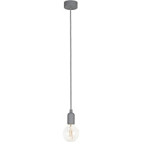 6398 SILICONE Светильник GRAY 1x60W E27 NW