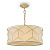H223PL-03G griestu lampa Messina zelts/auduma kupols 4x40W E27 Maytoni