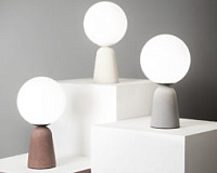 LT.ROCK/ROSSO Galda lampa l 1x40W E14 H330mm D180mm Ondaluce