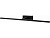 10284 (9174) VAN GOGH sienas gaismekļis melns 1x18W L89.5 LED IP44 NW