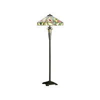 64383 stāvlampa Willow Tiffany stikls 2x60W E27 Interiors 1900