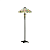 64383 stāvlampa Willow Tiffany stikls 2x60W E27 Interiors 1900