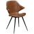 100375305 krēsls Karma brūna eko āda/melnas kājas Dan-Form