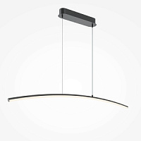 MOD243PL-L18BK Griestu lampa Curve melna L980mm 15W 800lm Maytoni