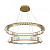 P097PL-L90G4K Griestu gaismeklis zelts LED 90W D90.5 6000lm 4000K Maytoni