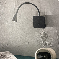 AP.FALL/NERO Sienas lampa MELNA 3W 300lm 3000K ONDALUCE