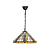 64238 griestu lampa Lloyd Tiffany stikls 1x60W E27 Interiors 1900