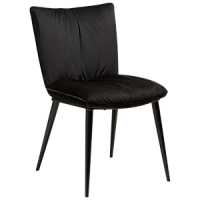 100685100 krēsls Join melns velvets/melnas kājas Dan-Form
