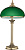 MES-LG-1(ZM)GR MESSINA galda lampa mat.zelta/zaļa 1x60W E27 H60 L30 Kutek
