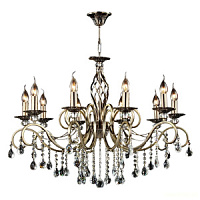 RC247-PL-10-R (ARM247-10-R) Lustra bronza krāsa 10XE14 (60W) diam. 85cm IP20 Maytoni