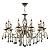 RC247-PL-10-R (ARM247-10-R) Lustra bronza krāsa 10XE14 (60W) diam. 85cm IP20 Maytoni