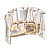 MOD043WL-01G sienas lampa Puntes zelts 1x60W E14 Maytoni