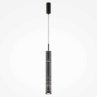 MOD272PL-L12B3K  griestu gaismeklis ORDO melns LED 8W 3000K 920lm Maytoni