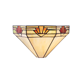 64288 sienas lampa Nevada Tiffany stikls 1x40W E14 Interiors 1900