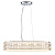 76514 lustra Verina hroms/kristāls 5 x 5W LED Endon