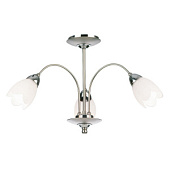 124-3 plafons Petal hroms/stikls 3 x 40W E14 Endon