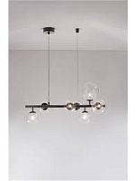 9009250 Odillia griestu gaism. melns G9 7x6W L65cm H1200mm NL