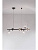 9009250 Odillia griestu gaism. melns G9 7x6W L65cm H1200mm NL