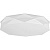 4225 KANTOOR Balts Plafons 6x60W E27 D78 TK-LIGHTING