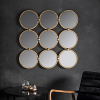 5016087895236 spogulis Bradbury antīks zelts W690 x D35 x H690mm GL