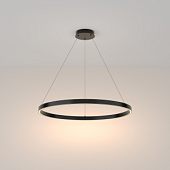 MOD058PL-L42B3K griestu lampa Rim melna LED D800 3000lm 3000K Maytoni