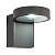 67695 āra sienas lampa Oreti antracīta LED 850lm 4000K IP44 Saxby