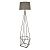 90541 stāvlampa Apollo bronza/pekēks kupols 40W E27 Endon