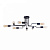 T532CL-08B Gilbert lustra melna 8x60W E27 IP20 Maytoni