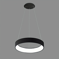 C345020N Dilga griestu lampa melna, D600mm, LED 1x48W 3200K 3730lm